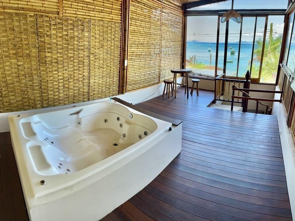 Deck Da Villa Pousada Ubatuba Exterior foto
