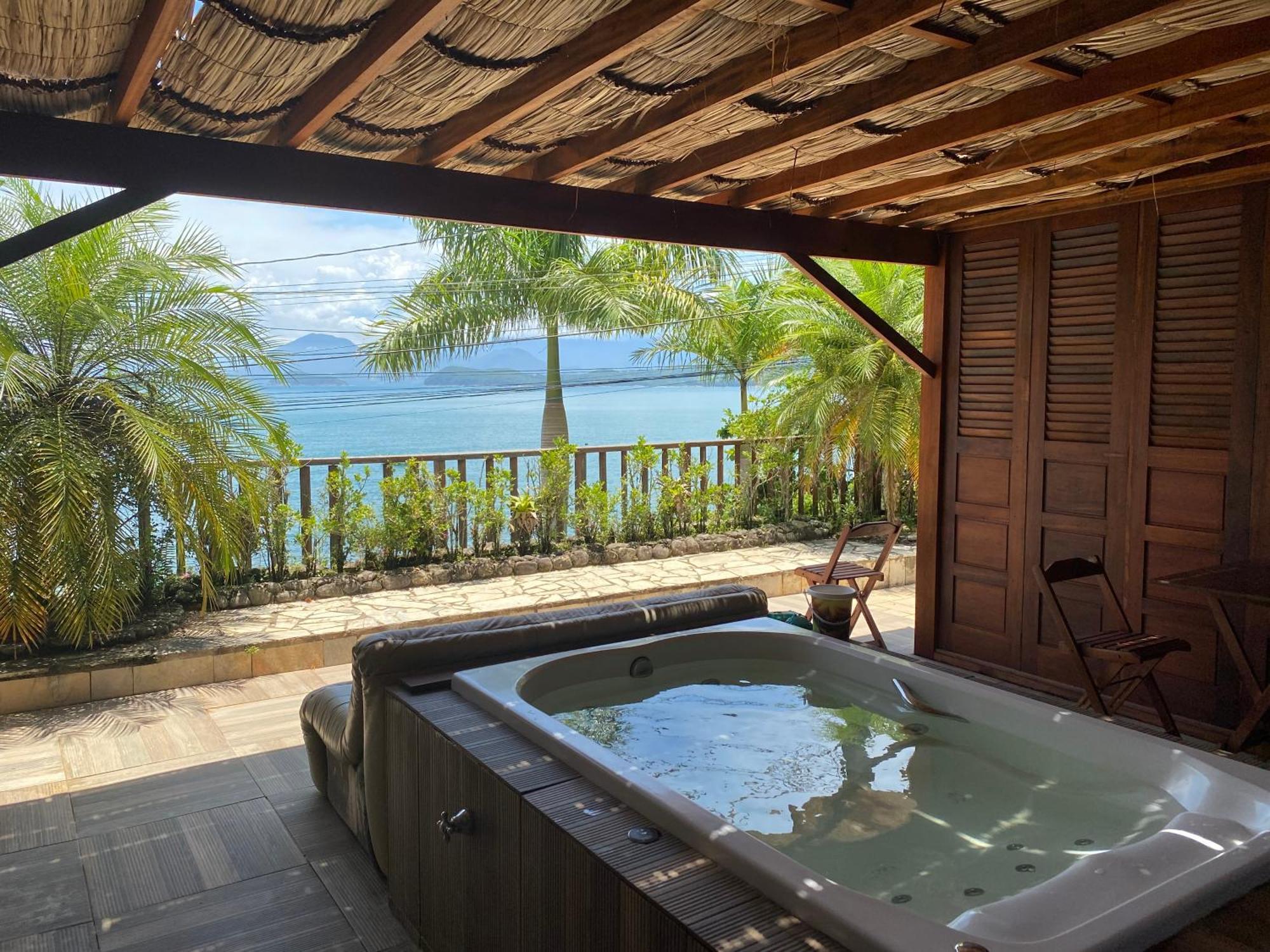 Deck Da Villa Pousada Ubatuba Exterior foto